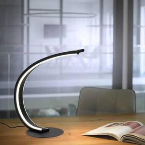 Q-Smart-Home Paul Neuhaus Q-VITO LED stolní lampa ohnutá černá obraz