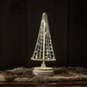 Hemsson Stromek Santa's Tree, stříbrný drát výška 26 cm obraz