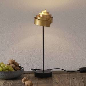 Holländer Stolní lampa Banderole ze železa ve zlaté barvě obraz