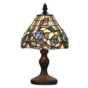 Clayre&Eef Stolní lampa 5LL-6181 ve stylu Tiffany, Ø 18 cm obraz
