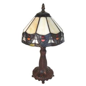 Clayre&Eef Stolní lampa 5LL-6108, styl Tiffany obraz