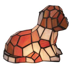 Clayre&Eef Stolní lampa 5LL-6089 pes ve stylu Tiffany obraz