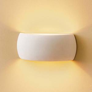 SOLLUX LIGHTING Nástěnné světlo Curve up/down z bílé Keramik obraz