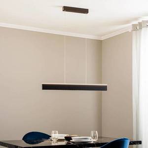 Lucande Lucande Stigis LED závěsné světlo, dlouhé černá obraz