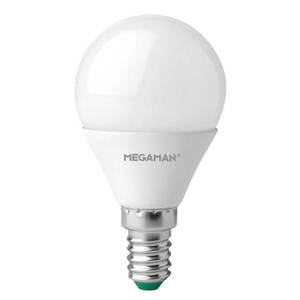 Megaman LED žárovka E14 kapka 4, 9W, opálová, teplá bílá obraz