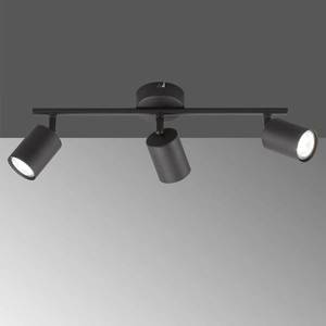 FISCHER & HONSEL LED stropní reflektor Vano černá, 3 zdroje dlouhé obraz