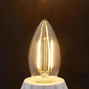 E14 LED žárovka svíčka Filament 2 W, čirá, 2 700 K obraz
