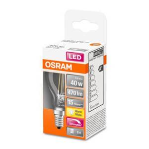 OSRAM LED žárovka kapka E14 4, 8W filament 2 700K dimm obraz