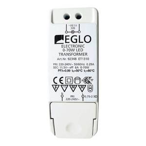 EGLO Transformátor 92348 11, 5V 0-40W LED, 0-70W halogen obraz