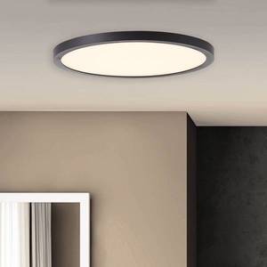 Brilliant LED stropní světlo Tuco, černá, Ø 25 cm obraz