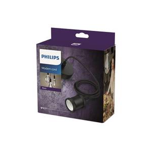Philips Philips závěsné světlo Vintage patice E27 černá obraz