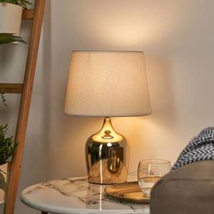 Pauleen Pauleen Golden Glamour stolní lampa, zlatá/bílá obraz
