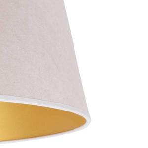 Duolla Stínidlo na lampu Cone výška 25, 5 cm, ecru/zlatá obraz