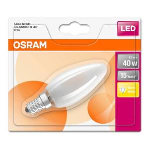 OSRAM OSRAM LED žárovka-svíčka E14 B35 4W 2 700 K matná obraz