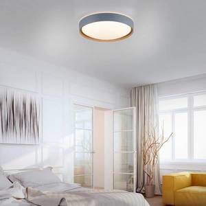 Q-Smart-Home Paul Neuhaus Q-EMILIA LED stropní, šedá/dřevo obraz
