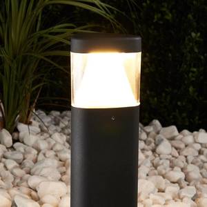 Lucande Tmavě-šedé LED svítidlo s podstavcem Milou obraz
