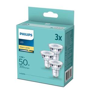 Philips Philips LED reflektor GU10 4, 6W 2.700 K, set 3ks obraz