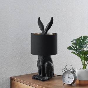 Lindby Lindby Lorentina látková stolní lampa zajíc černá obraz
