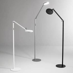 Fabas Luce LED stojací lampa Regina, 1 zdroj, bílá obraz