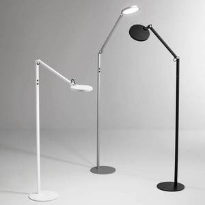 Fabas Luce LED stojací lampa Regina, 1 zdroj, černá obraz