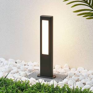Lucande LED svítidlo Mhairi, hranaté, tmavě šedé, 50 cm obraz