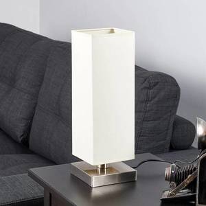 Lindby Martje - bílá stolní lampa se žárovkou E14 obraz