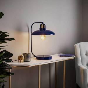 Eko-Light Stolní lampa Felix, modrá/zlatá obraz