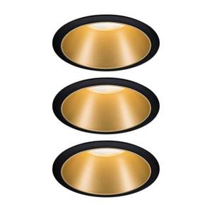Paulmann Paulmann Cole LED spotlight, zlato-černý, 3ks obraz