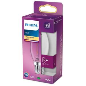 Philips Philips LED Classic svíčka E14 B35 1, 4W čirá obraz