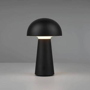 Reality Leuchten LED stolní lampa Lennon IP44 baterie dim černá obraz