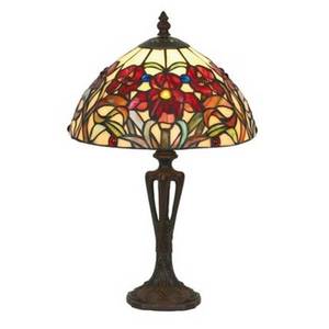Artistar ELINE klasická Tiffany styl stolní lampa 40 cm obraz