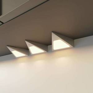 PRIOS Prios Odia LED podhledové světlo, nerez, 3 zdroje obraz