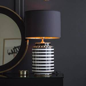 PR Home PR Home Gatsby stolní lampa Ø 30cm keramika/textil obraz