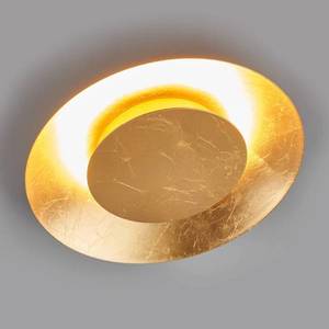 Lindby LED stropní svítidlo Keti, zlatý vzhled, Ø 34, 5 cm obraz