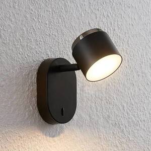 Lindby Lindby Marrie LED bodové světlo s vypínačem, černé obraz