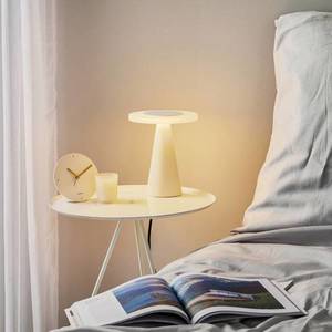 Helestra Helestra Bax stolní lampa, dotykový stmívač, bílá obraz