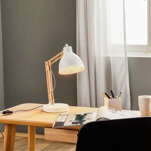 Lamkur Stolní lampa Skansen, nastavitelná, bílá obraz