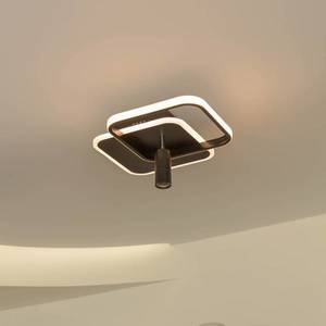 Lucande Lucande Tival LED stropní svítidlo, 34cm, černá obraz