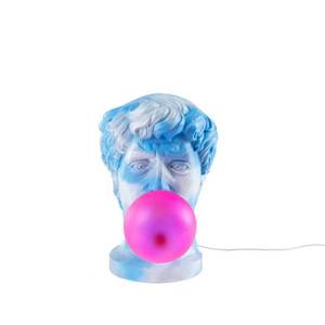 SELETTI LED deko stolní lampa Wonder Cloud bílá/modrá/pink obraz