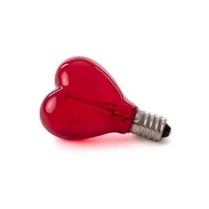 SELETTI E14 1W LED žárovka 5V pro Mouse Lamp srdce červená obraz