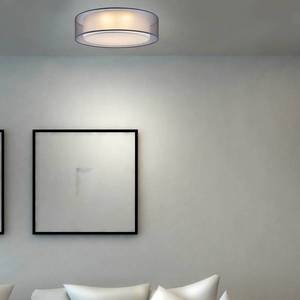 NOWA GmbH LED stropní světlo Chloe dvojité textilní stínidlo obraz