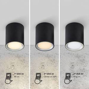 Nordlux LED downlight Fallon long 3-step-dim černá/ocel obraz