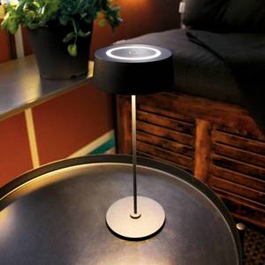 Eco-Light LED stolní lampa Cocktail na baterii, dim, černá obraz