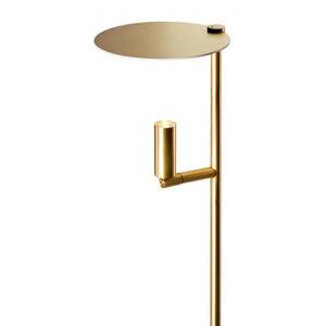 Carpyen LED stojací lampa Kelly, nastavitelná, zlatá/zlatá obraz