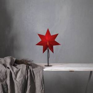 STAR TRADING Stojací hvězda Mixa, kov/papír černá/červená obraz