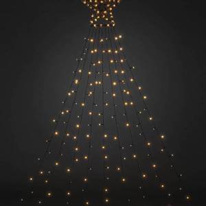 Konstsmide Christmas LED světelný závěs triangl s hvězdou obraz