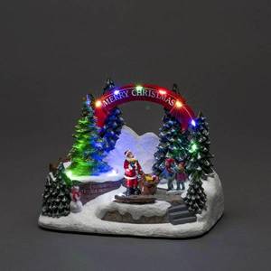 Konstsmide Christmas LED dekorační světlo Santa a děti, s hudbou obraz