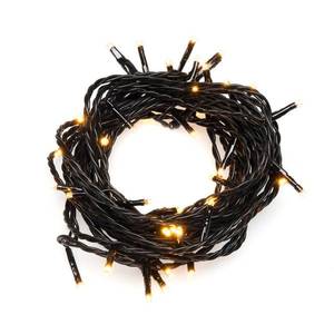 Konstsmide Christmas LED světelný řetěz Micro, 80 zdrojů černá/jantar obraz