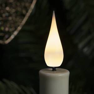 Konstsmide Christmas LED vánoční svíčky bezdrátové bílá, 3D, 12dílné obraz