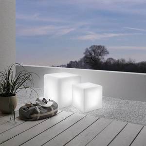 EGLO Venkovní světlo Bottona cube E27 bílá, 30 x 30 cm obraz